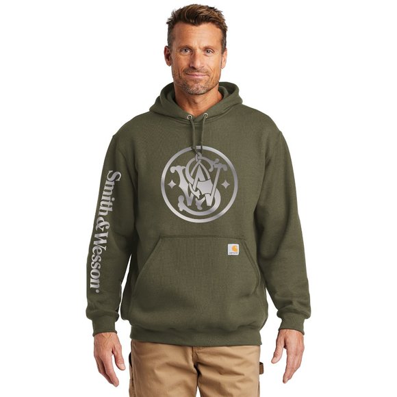 Carhartt Hoodie Carhart Guns Ruger Glock Smith & Wesson Kimber Beretta Pistol - Picture 6 of 7